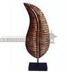 balishine This sculpture with stand is produced in Indonesia and made from albasia wood.