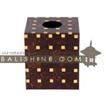 balishine This tissue box is produced in Bali made from MDF wood with the skin of coconut shell.