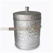 balishine This round wastebin is produced in Indonesia made from aluminium.