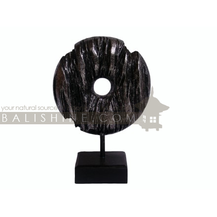Balishine: Your natural source of indonesian handicraft presents in its Home Decor collection the Sculpture:12NUU335535:This sculpture with stand is produced in Indonesia and made from albasia wood.  