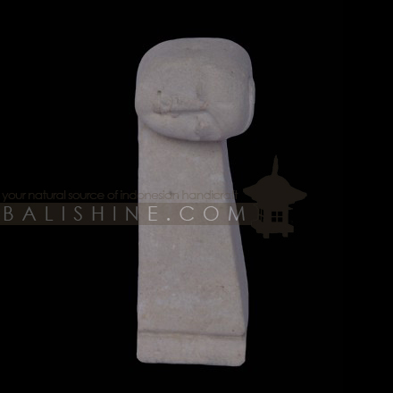 Balishine: Your natural source of indonesian handicraft presents in its Home Decor collection the Statue:12DEL35600:This statue is a handicraft of Bali made from natural white lime stone.  white color.