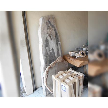 Balishine: Your natural source of indonesian handicraft presents in its Home Decor collection the Petrified Wood Table Top Slab:12DF888670:This table top slab is made from petrified wood.  