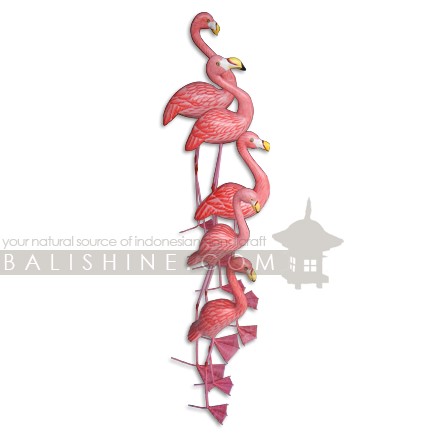 Balishine: Your natural source of indonesian handicraft presents in its Home Decor collection the Tall Pink Wooden Flamingo:12SUY38030:Made from sustainable albesia wood; this flamingo is painted bright candy pink with a green beak and long yellow legs and feet. Nicely finished with painted feather details and highlights. Fairly traded and made for us by a small family-run business in Bali.  