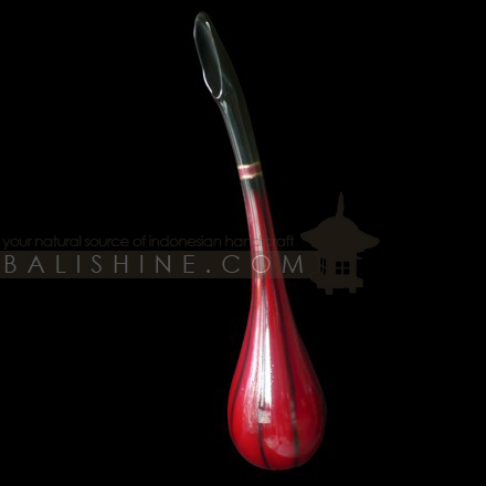 Balishine: Your natural source of indonesian handicraft presents in its Home Decor collection the Glass Vase:12NYG55452:This vase is produced in Bali made from glass with color.  Same as picture