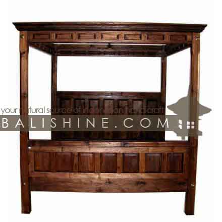 Balishine: Your natural source of indonesian handicraft presents in its Home Decor collection the Bed:114SEF303795:This bed is produced in indonesia, made from teak wood.  Natural, chocolate or dark color