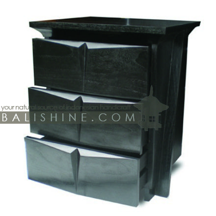 Balishine: Your natural source of indonesian handicraft presents in its Home Decor collection the Bedside:114MNF305963:This bedside with 3 drawers is produced in indonesia, made from teak wood.  This furniture is made from high quality teak wood grade A premium. Natural, chocolate or dark color.