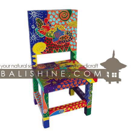 Balishine: Your natural source of indonesian handicraft presents in its Home Decor collection the Funny Chair:114KAG62615:This funny chair is produced in Bali made from albesia wood.  Mix color 