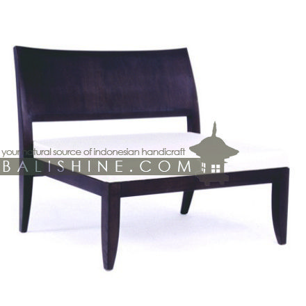 Balishine: Your natural source of indonesian handicraft presents in its Home Decor collection the Chair:114MNF445955:This chair is produced in indonesia, made from teak wood. This price is with cushion.  This furniture is made from high quality teak wood grade A premium. Natural, chocolate or dark color.