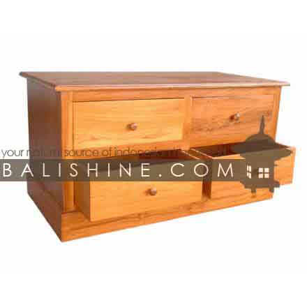 Balishine: Your natural source of indonesian handicraft presents in its Home Decor collection the Chest:114SEF653971:This chest is produced in indonesia, made from teak wood. It has 4 drawers.  Natural, chocolate or dark color
