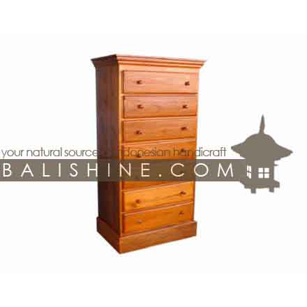 Balishine: Your natural source of indonesian handicraft presents in its Home Decor collection the Chest:114SEF653973:This chest is produced in indonesia, made from teak wood. It has 7 drawers.  Natural, chocolate or dark color
