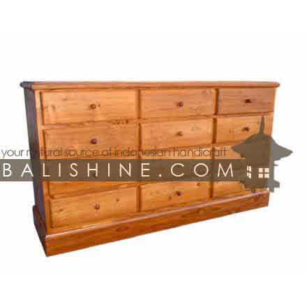 Balishine: Your natural source of indonesian handicraft presents in its Home Decor collection the Chest:114SEF653976:This chest is produced in indonesia, made from teak wood. It has 12 drawers.  Natural, chocolate or dark color
