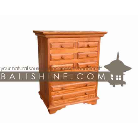 Balishine: Your natural source of indonesian handicraft presents in its Home Decor collection the Chest:114SRI653840:This chest is produced in indonesia, made from teak wood. It has 10 drawers.  Natural, chocolate or dark color