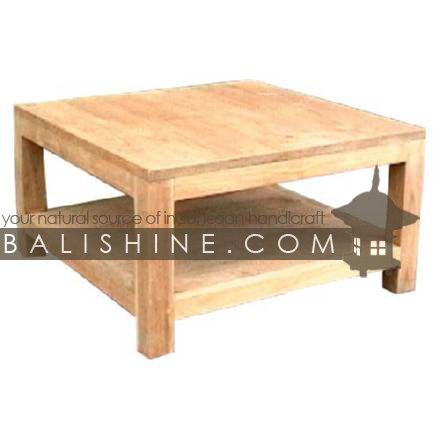 Balishine: Your natural source of indonesian handicraft presents in its Home Decor collection the Coffee Table:114SRI133952:This square coffee table is produced in indonesia, made from teak wood.  Natural, chocolate, white or dark color