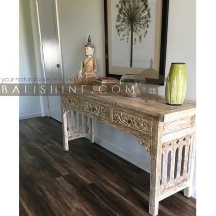 Balishine: Your natural source of indonesian handicraft presents in its Home Decor collection the Console:114OSC297811:This stylish console is produced in indonesia, made from teak wood.  