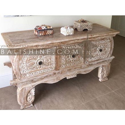Balishine: Your natural source of indonesian handicraft presents in its Home Decor collection the Console:114OSC297814:This stylish console is produced in indonesia, made from teak wood.  Custom size possible so please contact us.