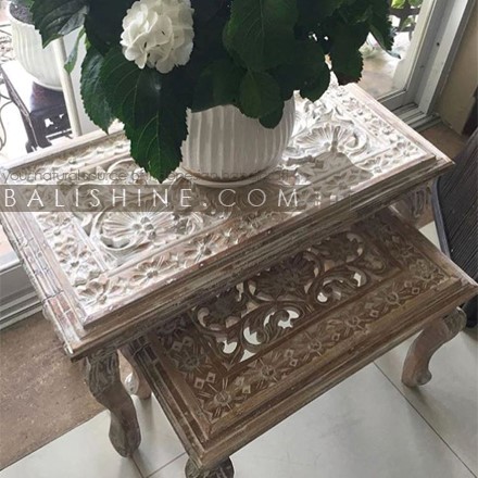 Balishine: Your natural source of indonesian handicraft presents in its Home Decor collection the Console:114OSC297819:This stylish console is produced in indonesia, made from teak wood. Full carving.  Custom size possible so please contact us.