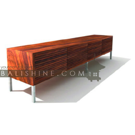 Balishine: Your natural source of indonesian handicraft presents in its Home Decor collection the Console Table:114MNF295889:This rectangular console is produced in indonesia, made from teak wood and stainless. It has 4 doors.  This furniture is made from high quality teak wood grade A premium. Natural, chocolate or dark color.