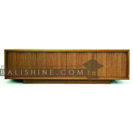 Balishine: Your natural source of indonesian handicraft presents in its Home Decor collection the Console Table:114MNF295891:This rectangular console is produced in indonesia, made from teak wood. It has 4 doors.  This furniture is made from high quality teak wood grade A premium. Natural, chocolate or dark color.