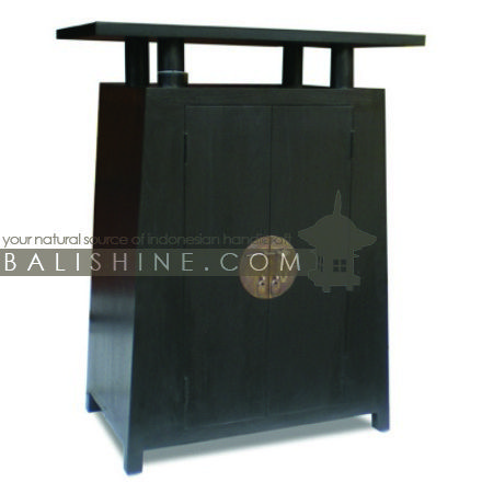 Balishine: Your natural source of indonesian handicraft presents in its Home Decor collection the Console Table:114MNF295893:This rectangular console is produced in indonesia, made from teak wood. It has 2 doors.  This furniture is made from high quality teak wood grade A premium. Natural, chocolate or dark color.