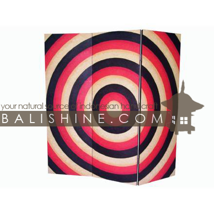 Balishine: Your natural source of indonesian handicraft presents in its Home Decor collection the Panel Screen:114ENJ294897:This original painting panel screen is produced in Bali made from teakwood and acrylic color.  Same as picture