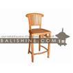 balishine This barstool chair is produced in indonesia, made from teak wood.