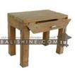 balishine This bedside with 1 drawer is produced in indonesia, made from teak wood.