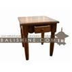 balishine This square bedside with 1 drawer is produced in indonesia, made from teak wood.