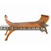 balishine This bench is produced in indonesia, made from teak wood.