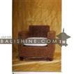 balishine This chair is produced in indonesia, made from banana and teak wood. This price is without cushion.