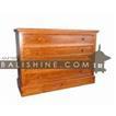 balishine This chest is produced in indonesia, made from teak wood. It has 4 drawers.