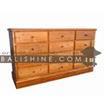 balishine This chest is produced in indonesia, made from teak wood. It has 12 drawers.