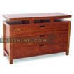 balishine This rectangular chest is produced in indonesia, made from teak wood. It has 3 drawers.