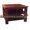 balishine This square coffee table is produced in indonesia, made from teak wood.