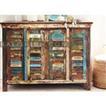 balishine This console with 4 doors is produced in Bali made from recycled teak wood. 16 drawers.