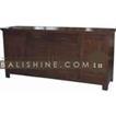 balishine This console is produced in indonesia, made from teak wood. It has 4 doors and 2 drawers.
