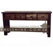 balishine This rectangular console is produced in indonesia, made from teak wood. It has 4 drawers