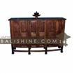 balishine This rectangular console is produced in indonesia, made from teak wood. It has 6 doors.