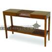 balishine This rectangular console is produced in indonesia, made from teak wood. It has 2 drawers