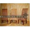 balishine This dining chair is produced in indonesia, made from banana and teak wood.