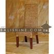 balishine This dining chair is produced in indonesia, made from banana leaf and teak wood.