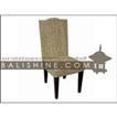 balishine This dining chair is produced in indonesia, made from seagrass and teak wood.