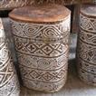 balishine This primitive stool is made in Flores, Indonesia, from natural Suar wood with curving finishing.