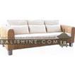 balishine This sofa is produced in indonesia, made from enceng gondok and aluminium. This price is without cushion.