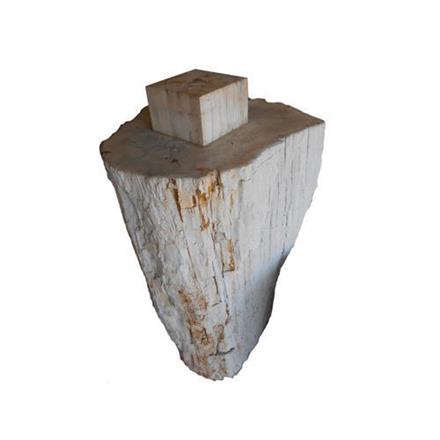balishine This round stool is made from petrified wood with top polish.