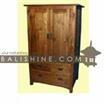 balishine This cabinet TV stand is produced in indonesia, made from teak wood. It has 2 doors and 4 drawers.