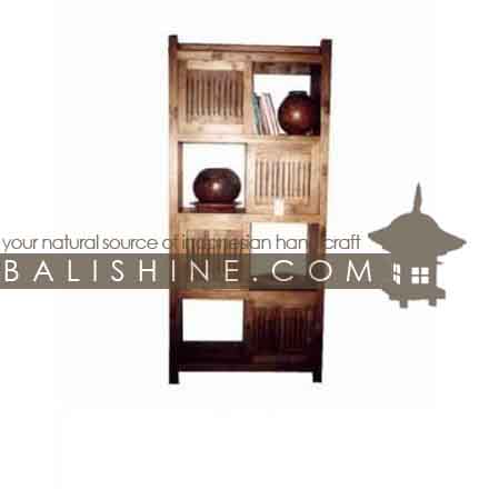 Balishine: Your natural source of indonesian handicraft presents in its Home Decor collection the Shelves:114SEF264636:This shelve is produced in indonesia, made from teak wood. It has 4 doors.  Natural, chocolate or dark color