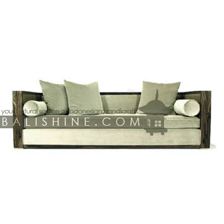 Balishine: Your natural source of indonesian handicraft presents in its Home Decor collection the Sofa:114MNF445951:This sofa is produced in indonesia, made from teak wood. This price is without cushion.  This furniture is made from high quality teak wood grade A premium. Natural, chocolate or dark color.