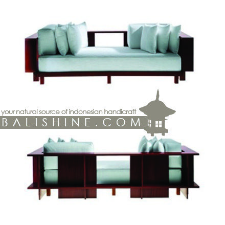 Balishine: Your natural source of indonesian handicraft presents in its Home Decor collection the Sofa:114MNF445958:This sofa is produced in indonesia, made from teak wood. This price is without cushion.  This furniture is made from high quality teak wood grade A premium. Natural, chocolate or dark color.