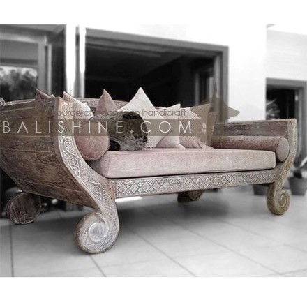Balishine: Your natural source of indonesian handicraft presents in its Home Decor collection the Sofa:114OSC447825:This sofa is produced in indonesia, made from teak wood. This price is without cushion.  This furniture is made from high quality recycled teak wood. Natural, chocolate, white wash or dark color.
