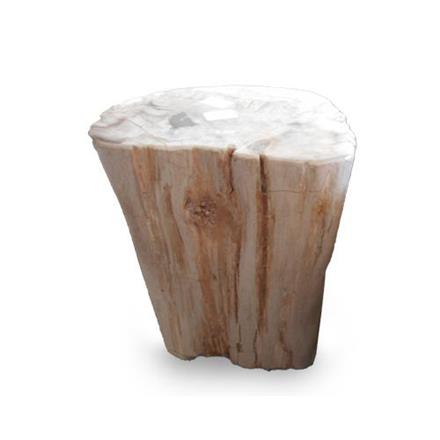 Balishine: Your natural source of indonesian handicraft presents in its Home Decor collection the Petrified Wood Stool Round Full Polish:114DF848412:This round stool is made from petrified wood with full polish.  